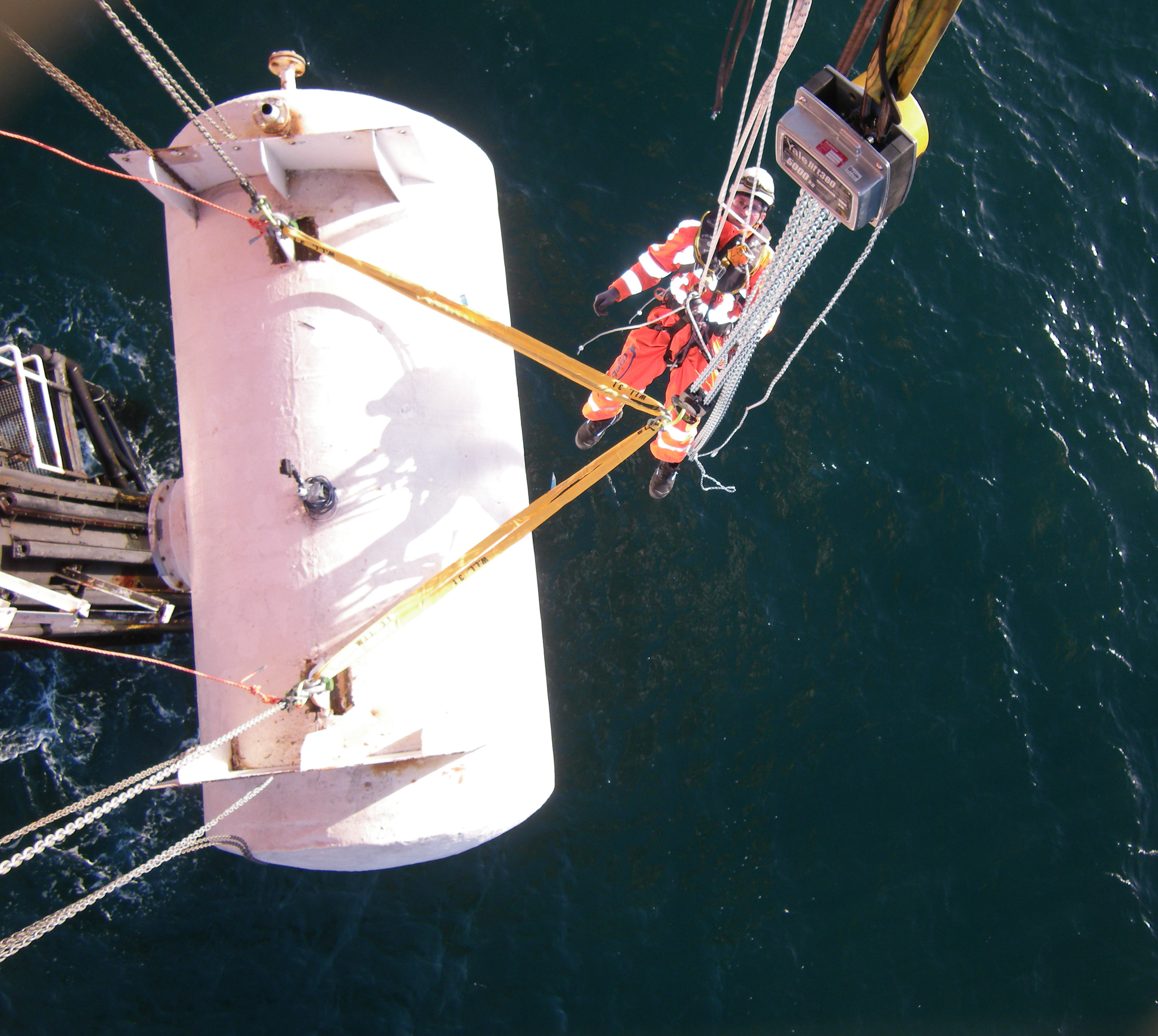 Offshore replacement diesel tank